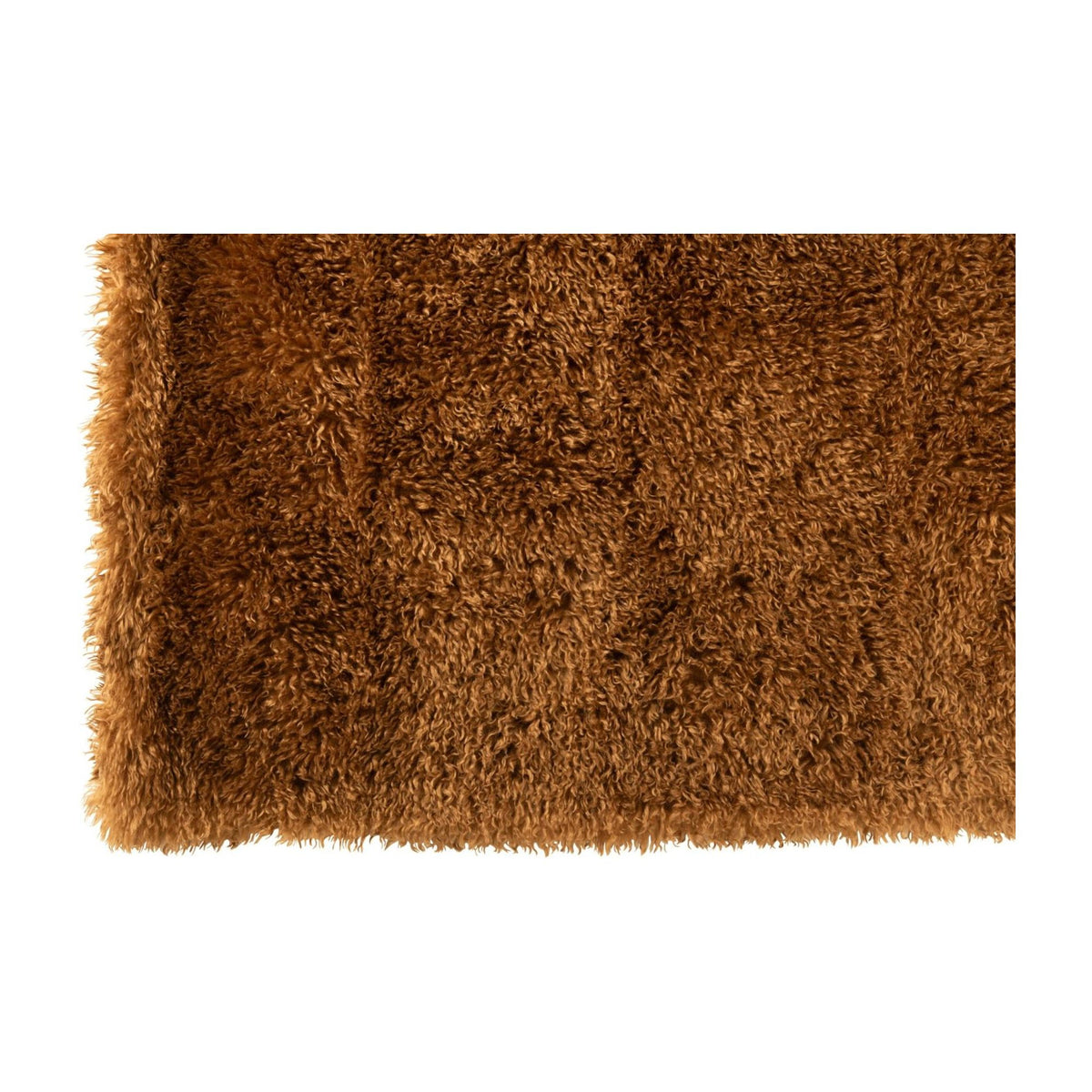 Plaid Moutie Polyester Marron 130x180cm J-Line