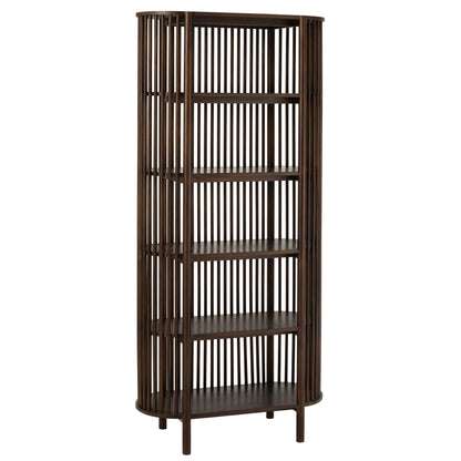 Étagère Conie 5 Étagères Bois de Manguier Marron Foncé J-Line