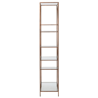 Étagère Fer Verre Bronze J-Line