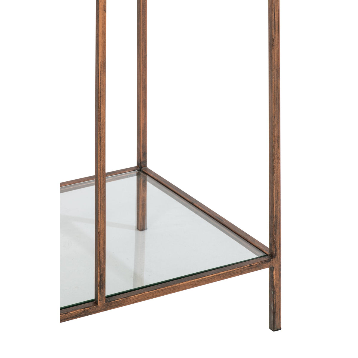 Étagère Fer Verre Bronze J-Line