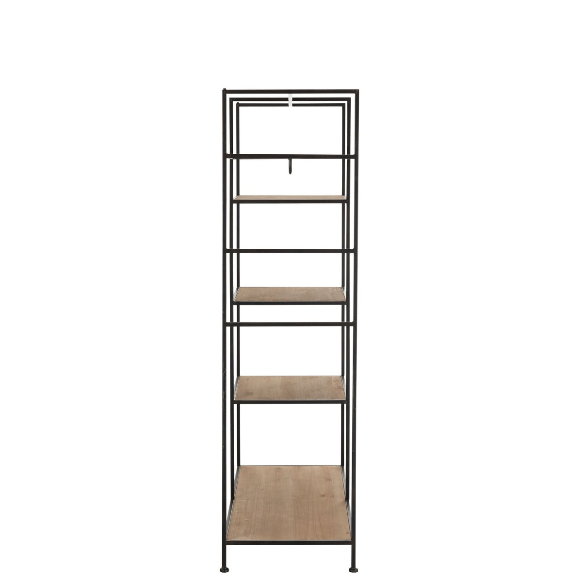 Étagère à linge Métal/Bois Noir J-Line