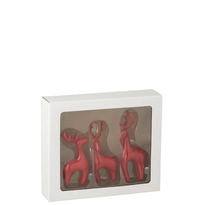 Renne Résine Rouge Galvanique Lot de 3 J-Line