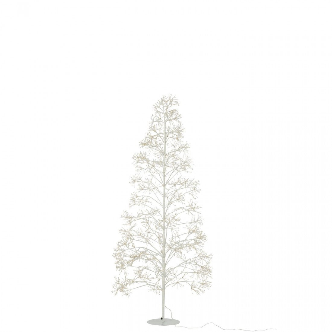 Sapin de Noël 3000 LED Métal Blanc Large H240cm J-Line