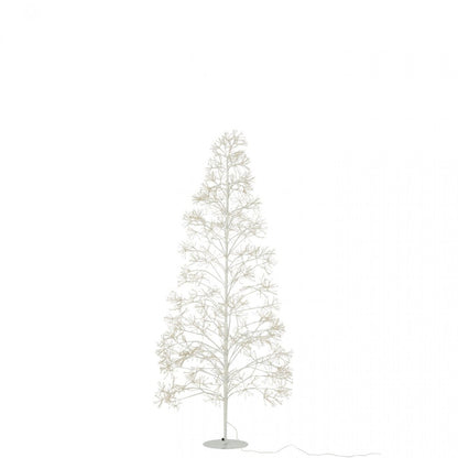 Sapin de Noël 3000 LED Métal Blanc Large H240cm J-Line
