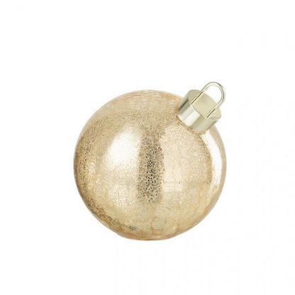 Boule de Noël en verre à LED couleur or, taille moyenne, J-Line