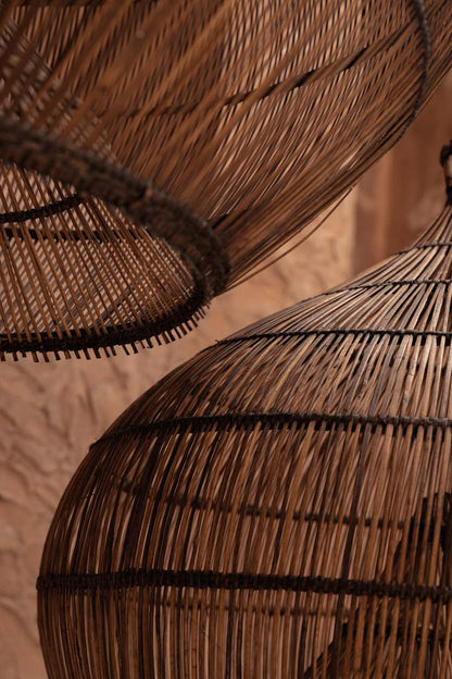 La suspension Desert Gourd Noyer foncé Small Bazar Bizar
