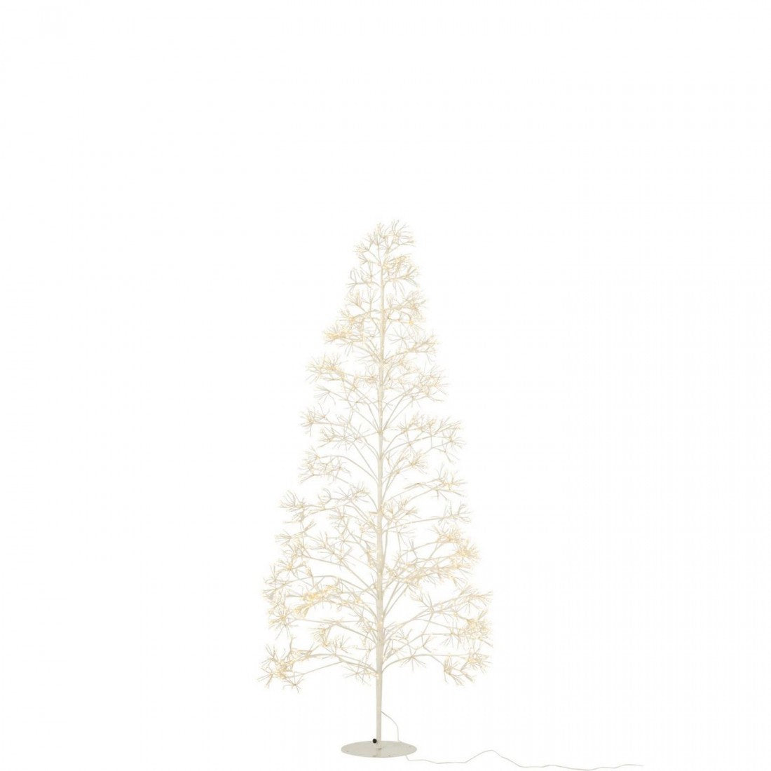 Sapin de Noël 3000 LED Métal Blanc Large H240cm J-Line