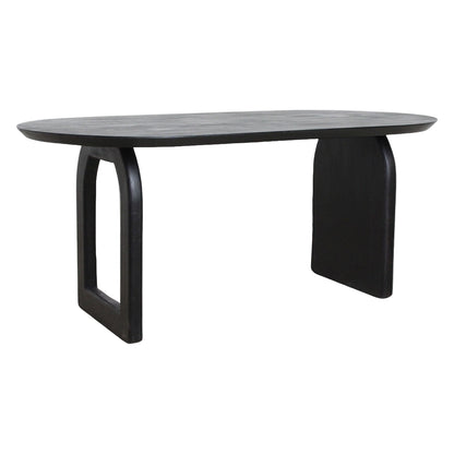 Table à manger Bullnose Mix Noir 180cm Raw Materials