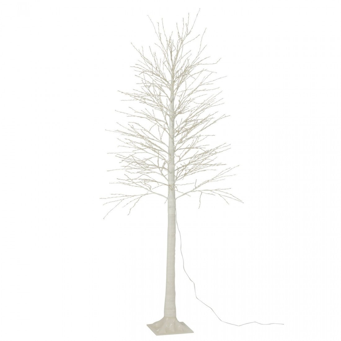 Sapin de Noël 3000 LED Plastique Blanc Large H210cm J-Line