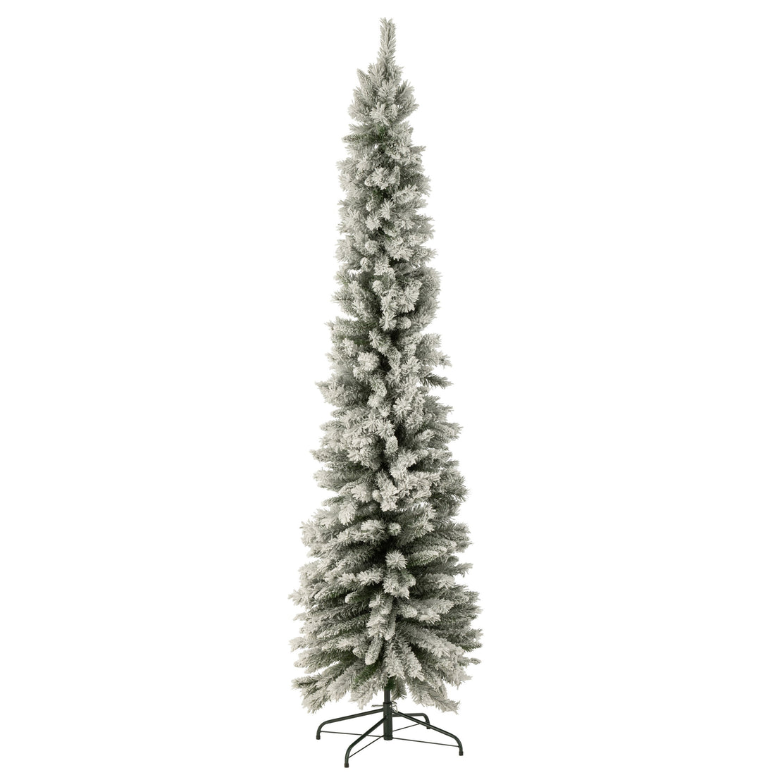 Sapin de Noël Artificiel Petit Modèle Enneigé Vert Grand H240cm J-Line