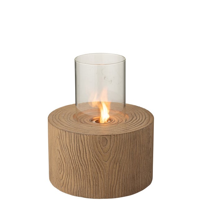 Brasero Trunk Rond Magnésium Marron Large J-Line