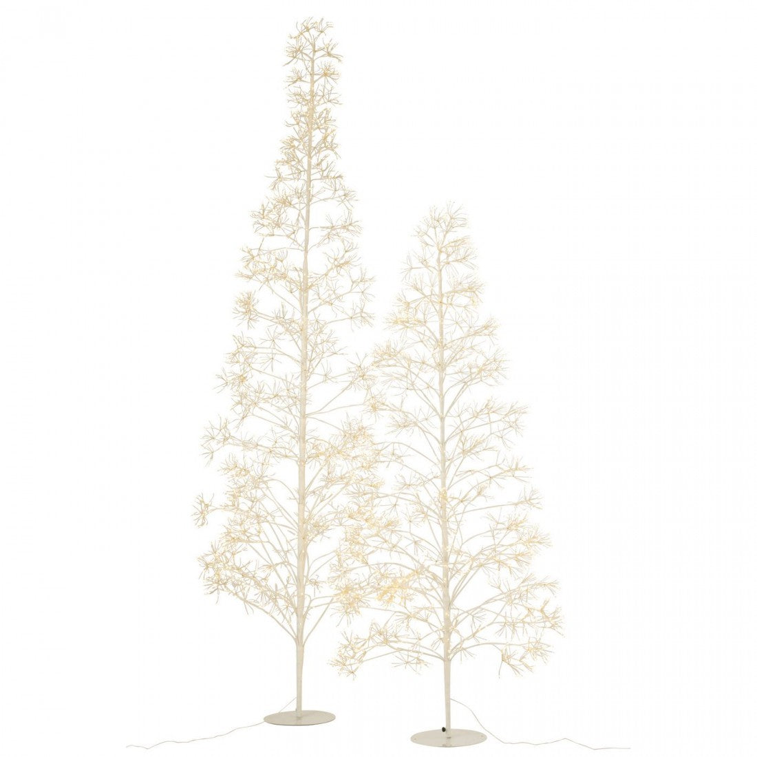 Sapin de Noël 3000 LED Métal Blanc Large H240cm J-Line