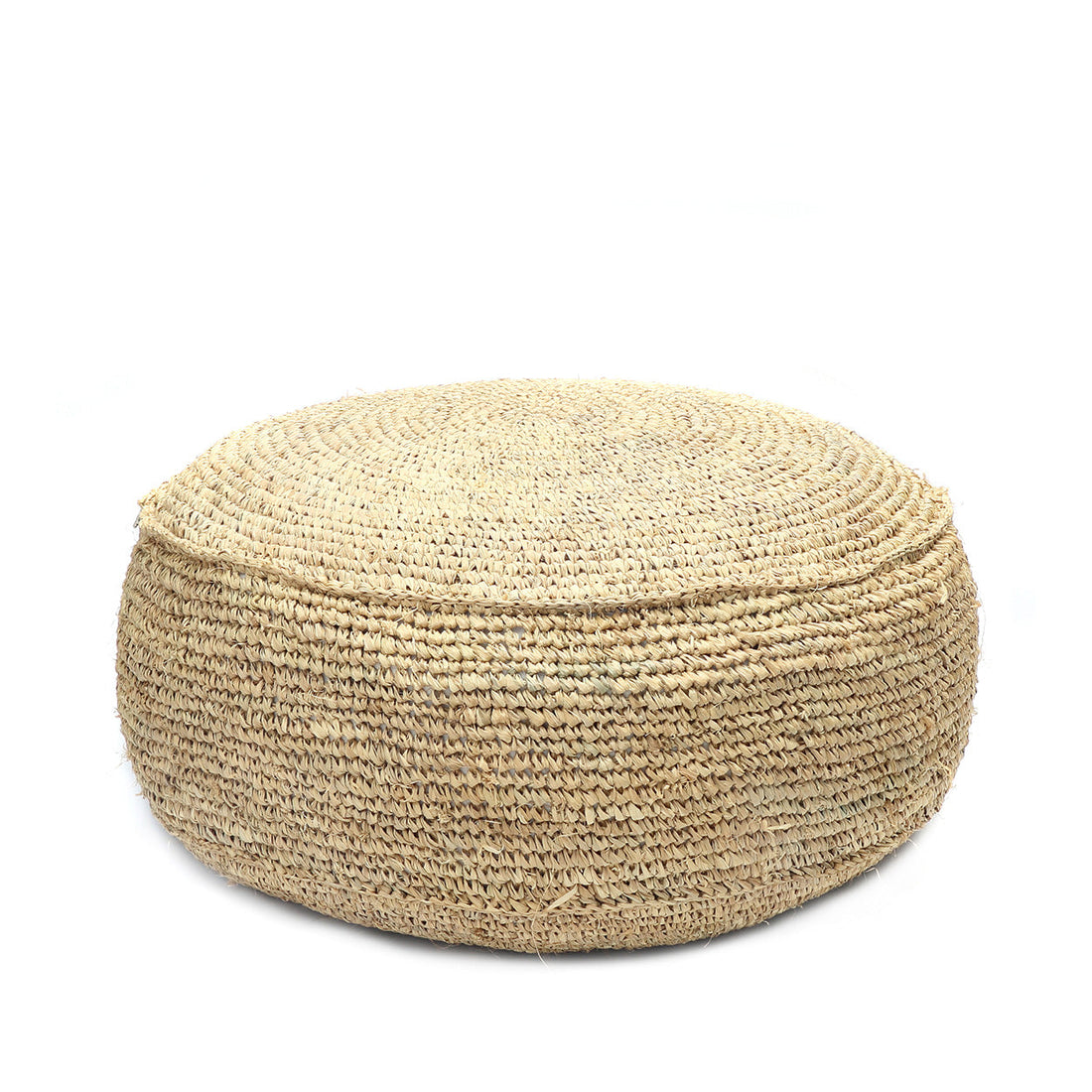 Le pouf Raffia Flores - Naturel Bazar Bizar