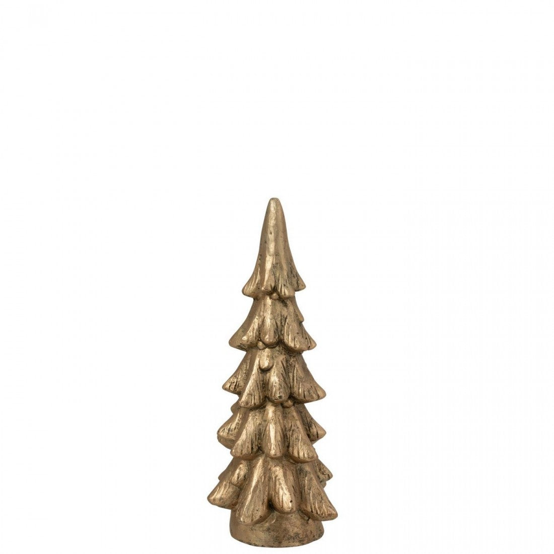 Sapin de Noël Rond Socle Magnésium Couleur Or Petit H 51cm J-Line