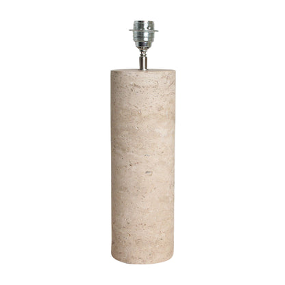 Pied de lampe en travertin rond Raw Materials