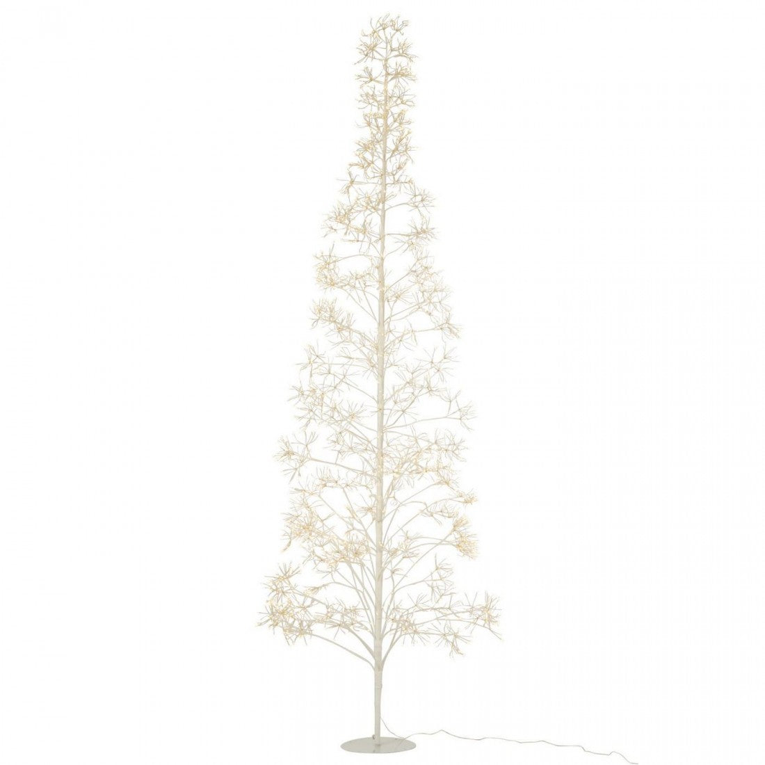 Sapin de Noël 3000 LED Métal Blanc Large H240cm J-Line