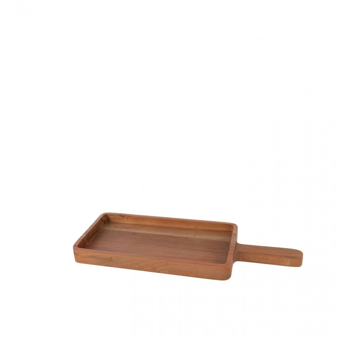 Planche de service rectangulaire en bois d’acacia naturel, petite, J-Line