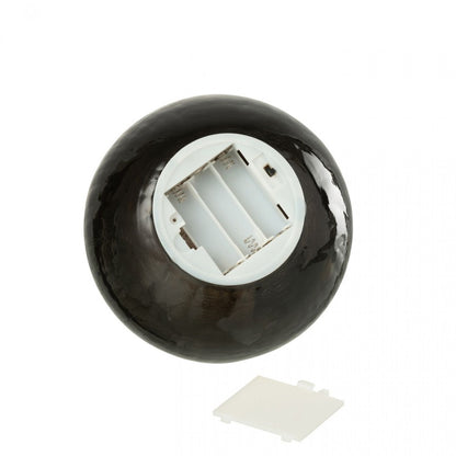 Boule de Noël LED Verre Noir Lot de 3 J-Line