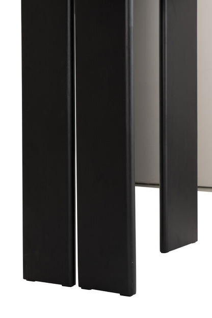 Console Mathilde Marbre Noir/Pêche J-Line