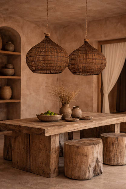 La suspension Desert Gourd Noyer foncé Medium Bazar Bizarre