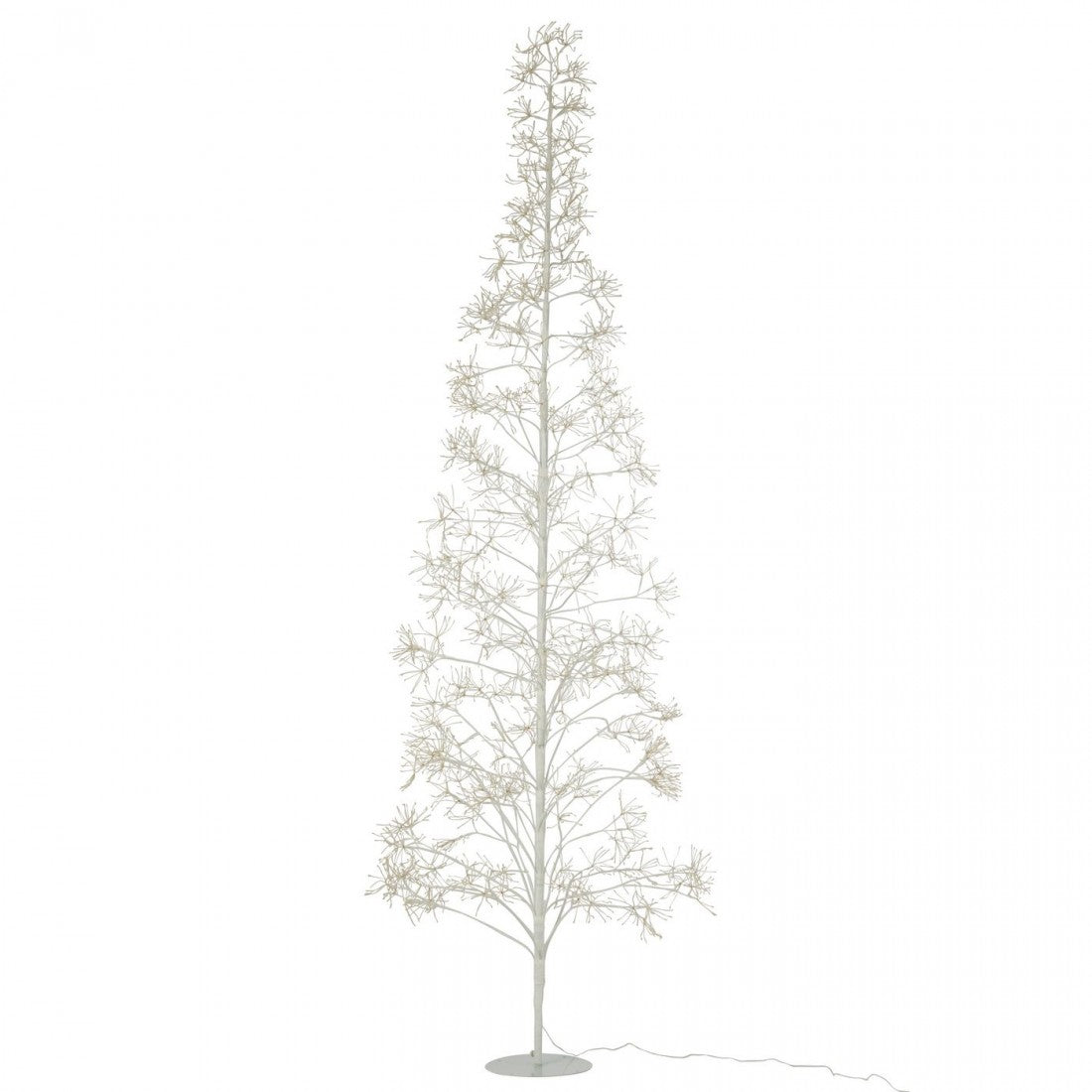 Sapin de Noël 3000 LED Métal Blanc Large H240cm J-Line