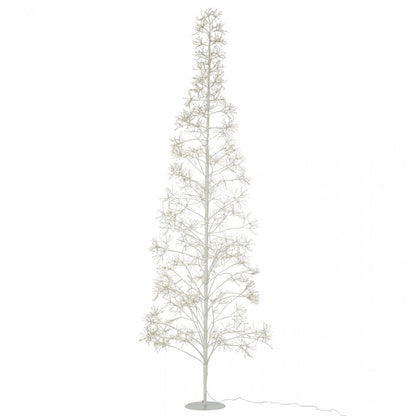 Sapin de Noël 3000 LED Métal Blanc Large H240cm J-Line
