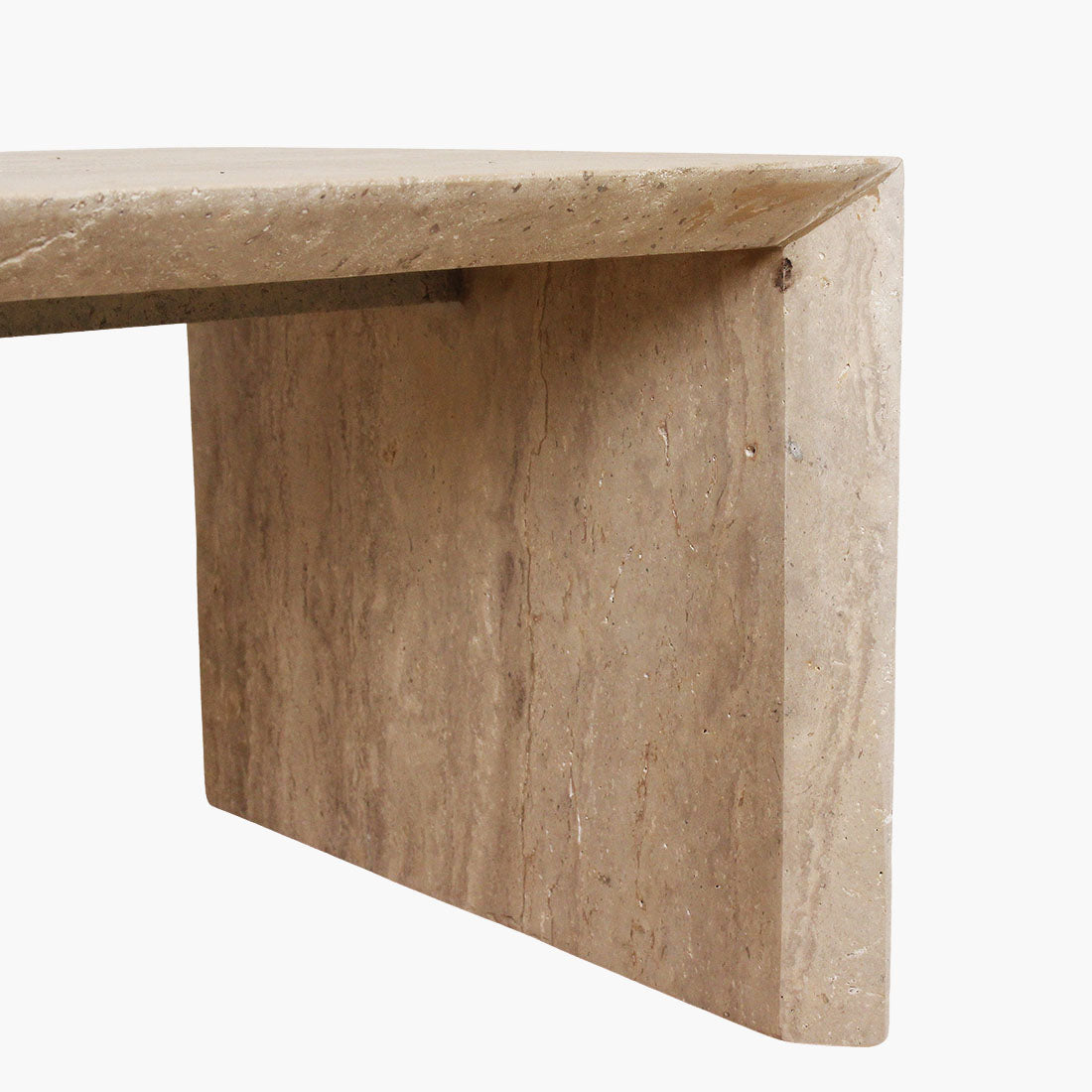 Table basse en travertin Sleaky Raw Materials