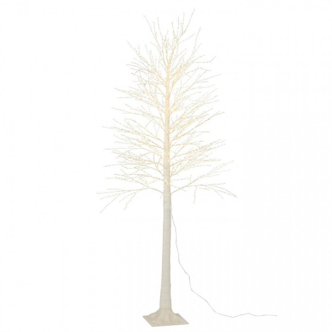 Sapin de Noël 3000 LED Plastique Blanc Large H210cm J-Line