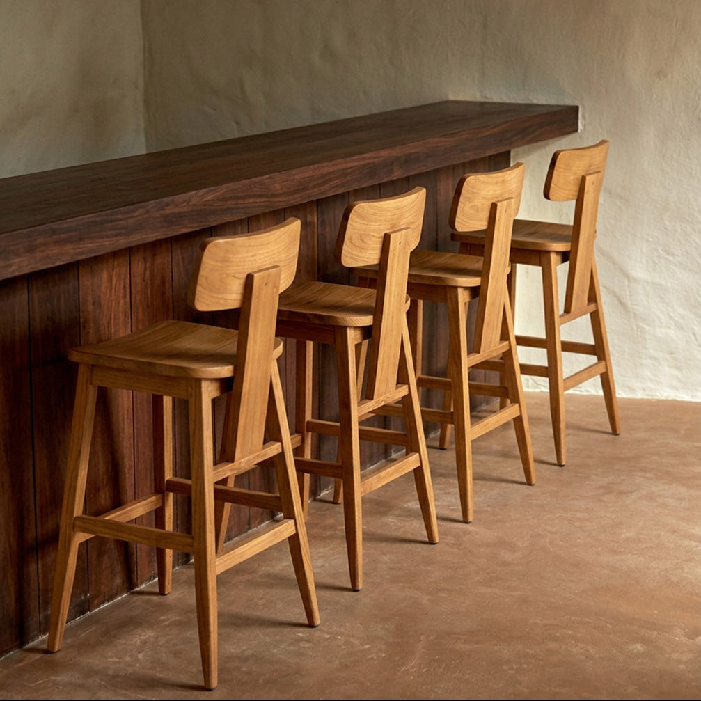Le tabouret de bar LovYa Naturel Bazar Bizar