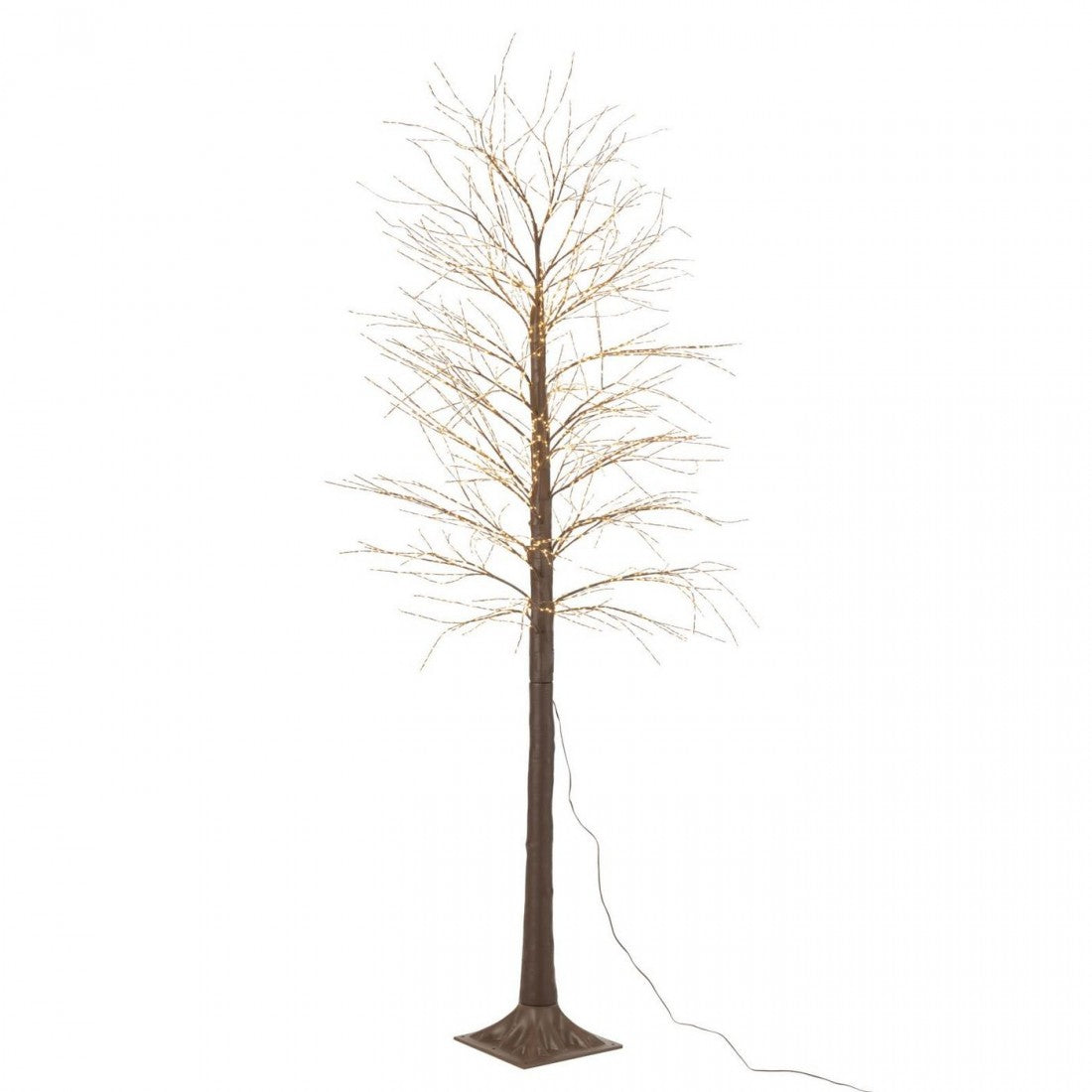 Sapin de Noël 3000 LED Plastique Marron Large H210cm J-Line