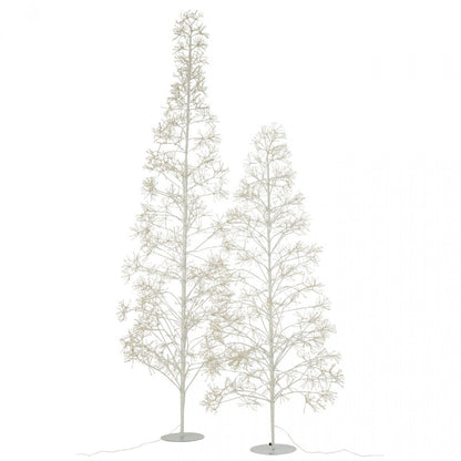 Sapin de Noël 3000 LED Métal Blanc Large H240cm J-Line