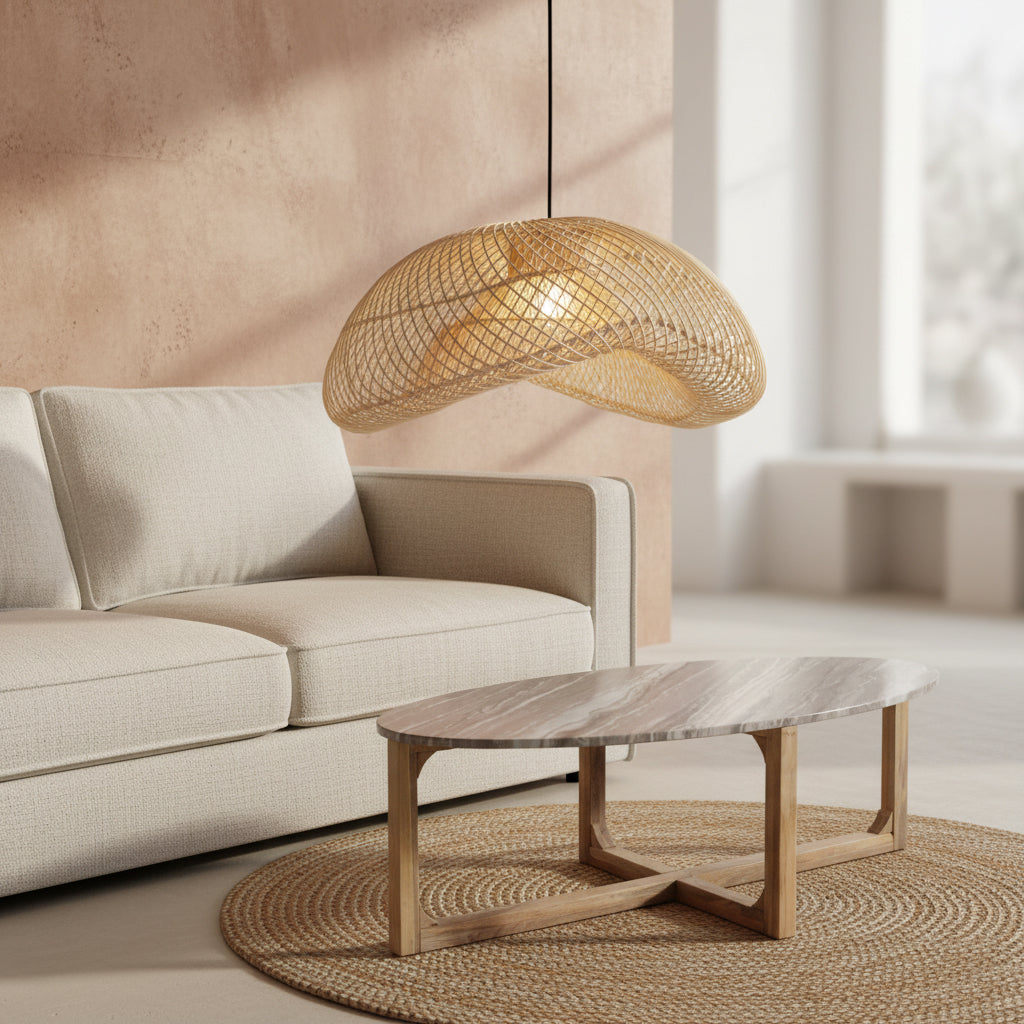 Suspension Maze Organic Naturel XL Matières premières