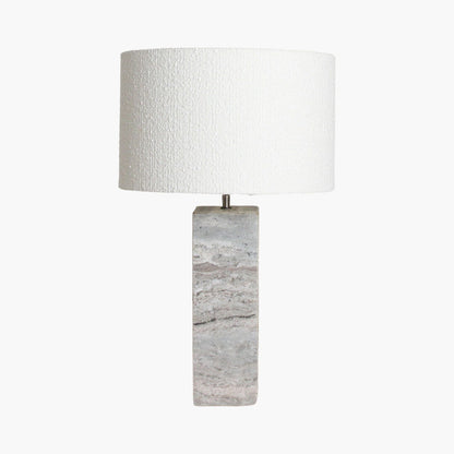 Pied de lampe Fantasy Marbre Brun Carré Raw Materials