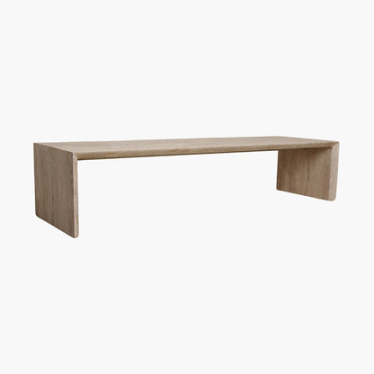 Table basse en travertin Sleaky Raw Materials