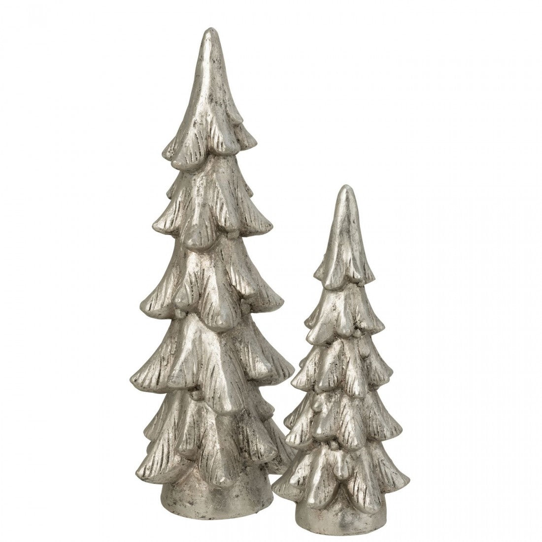 Sapin de Noël sur pied en magnésium argenté, grand modèle, J-Line