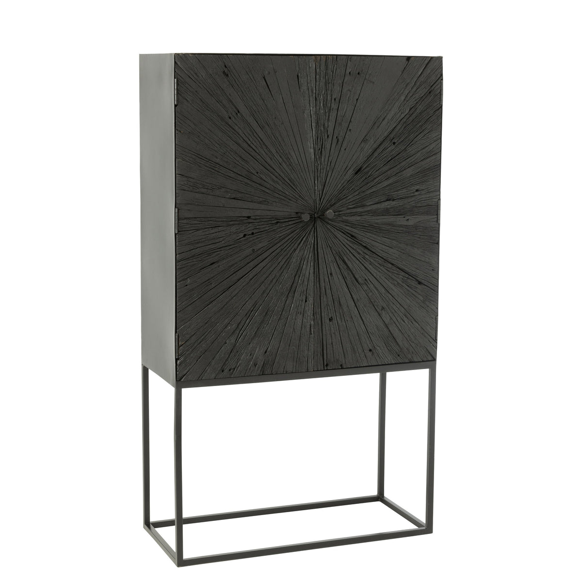Meuble à linge Shanil Bois/Fer Noir J-Line