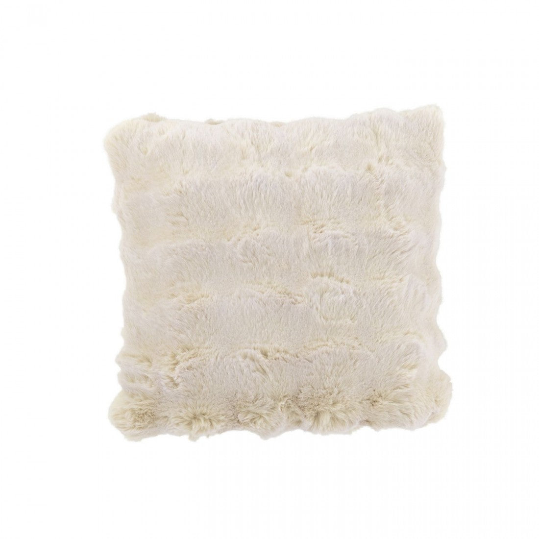 Coussin Wave Polyester Crème 45x45cm J-Line