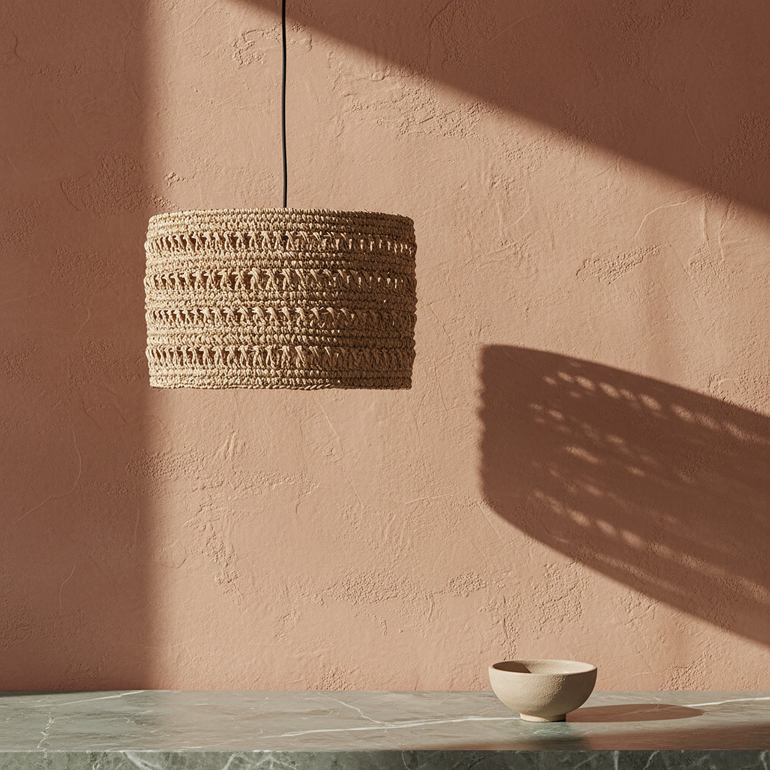 Suspension Herba Naturel Moyen Ø40cm Matières premières
