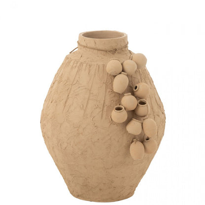 Pot + Pots suspendus Argile Naturel Large J-Line