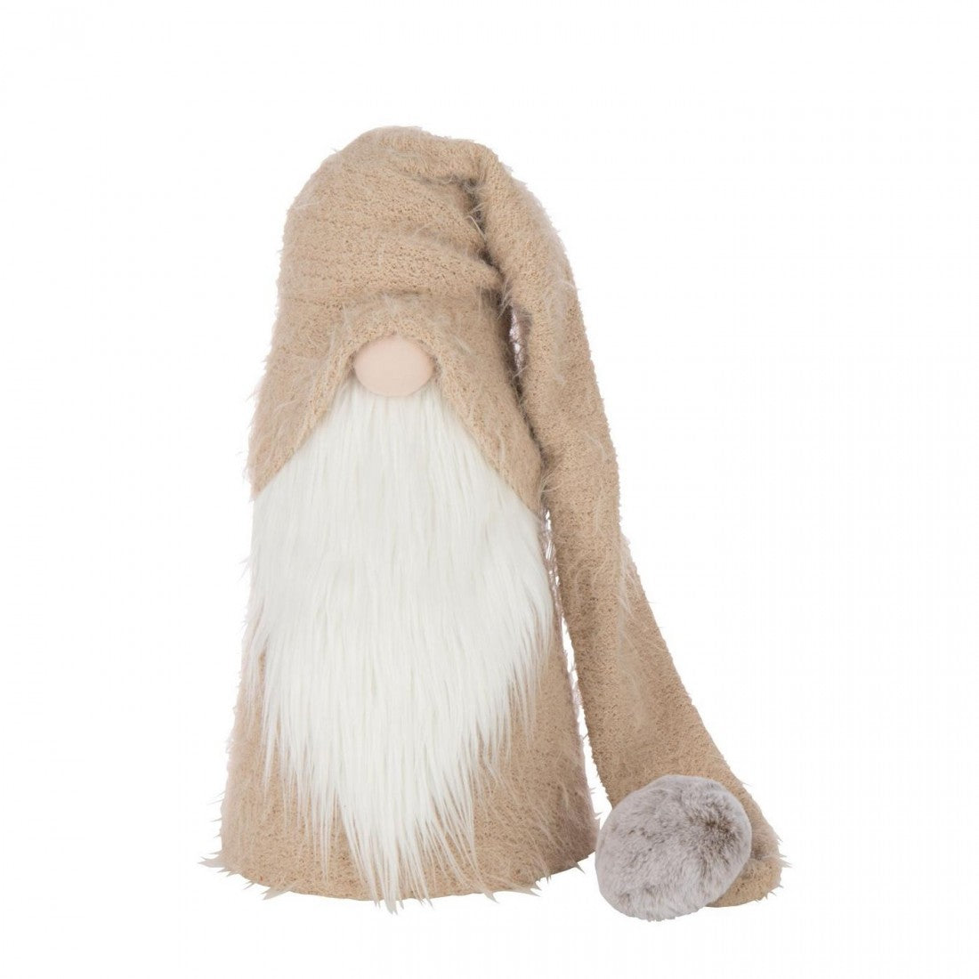 Père Noël Hiver Polyester Beige/Blanc Grand J-Line