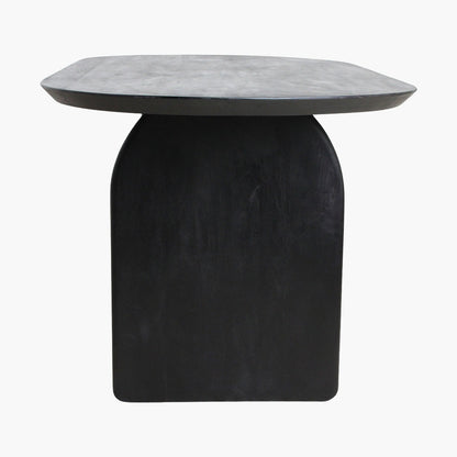 Table à manger Bullnose Mix Noir 180cm Raw Materials