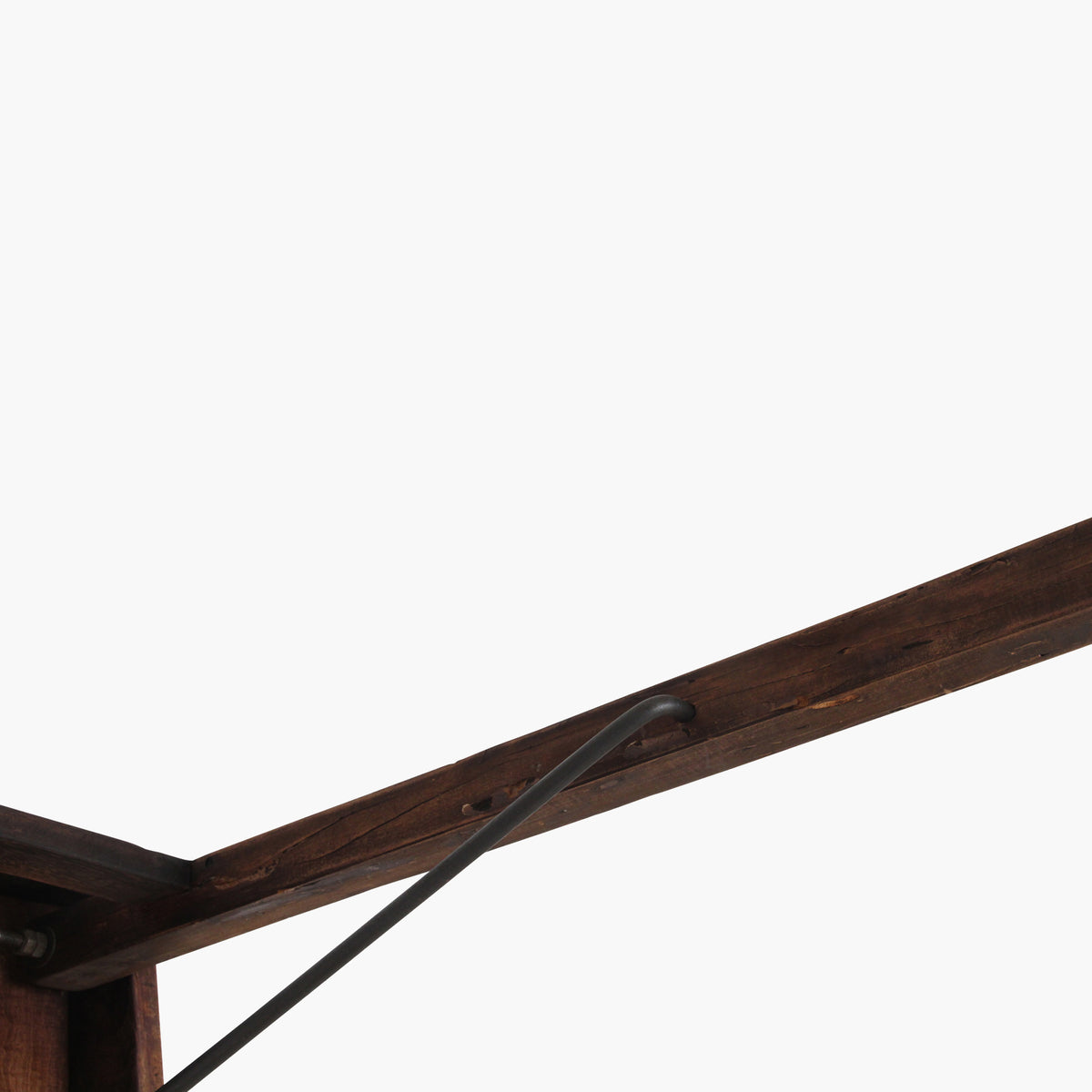 Table de marché en bois marron, pliable Raw Materials