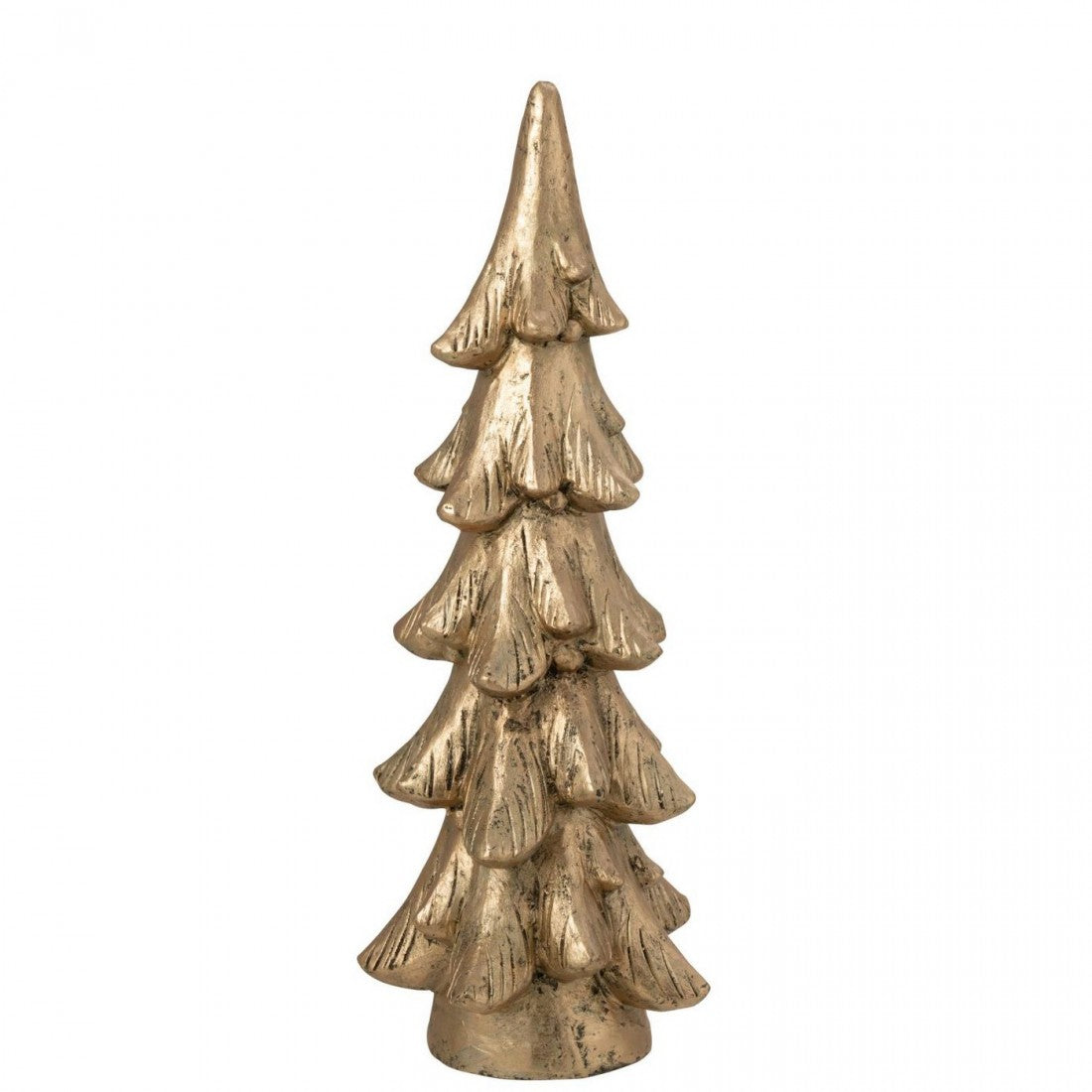 Sapin de Noël Rond Base Magnésium Couleur Or H74cm Large J-Line