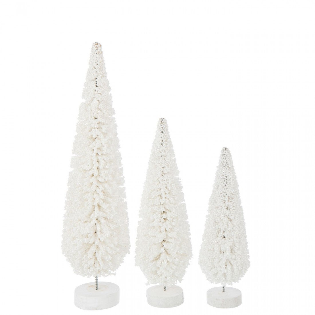 Sapin de Noël Bonnet Blanc Lot de 3 J-Line