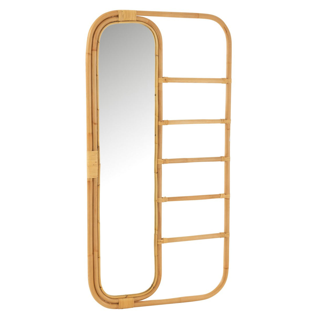 Échelle miroir en rotin naturel J-Line
