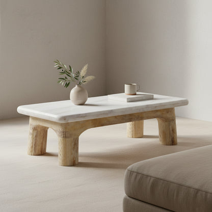 Table basse Sandy Dunes Matières premières