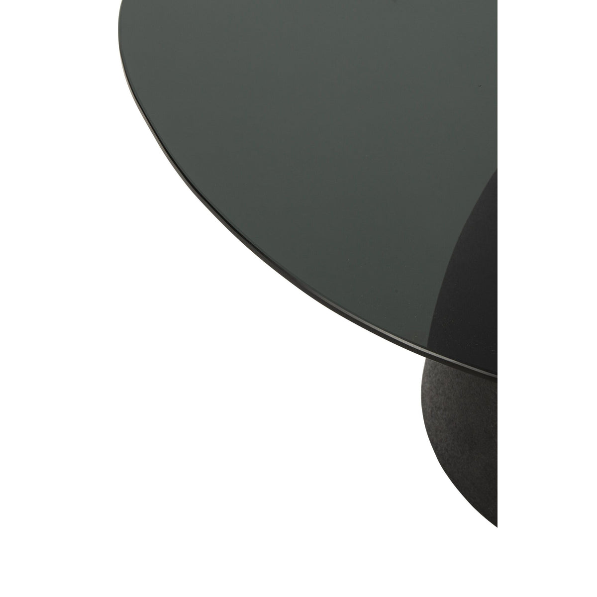 Table basse Verre/Métal Noir J-Line