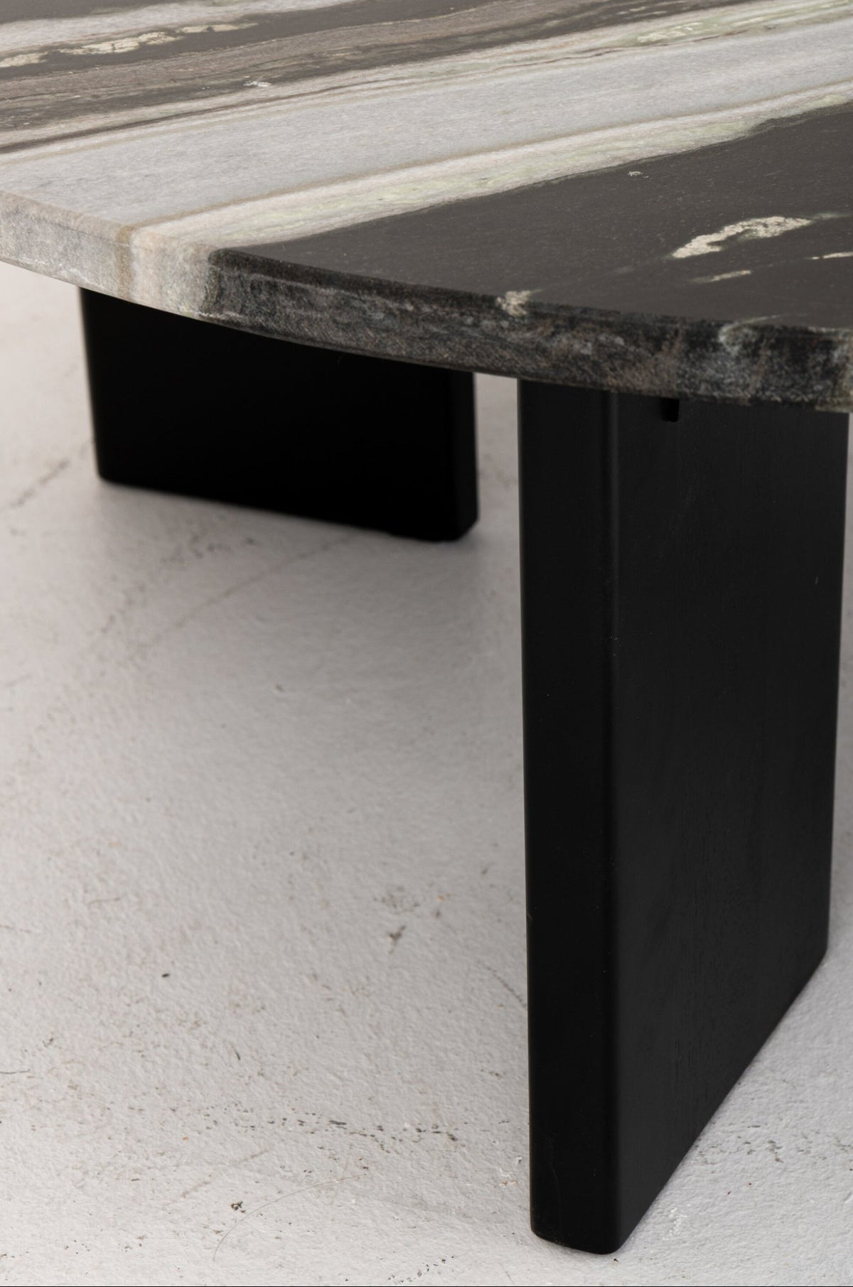 Table basse Mathilde Marbre Noir/Gris J-Line