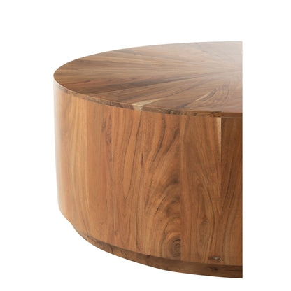Table basse ronde en bois d&
