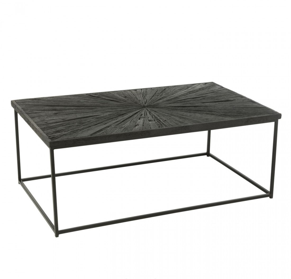 Table basse Shanil Bois/Fer Noir J-Line